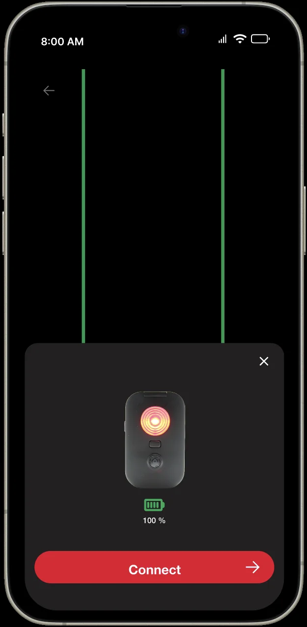 Project interface screen